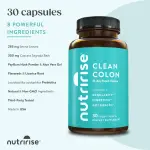 NutriRise Clean Colon Rapid Cleanse Capsules