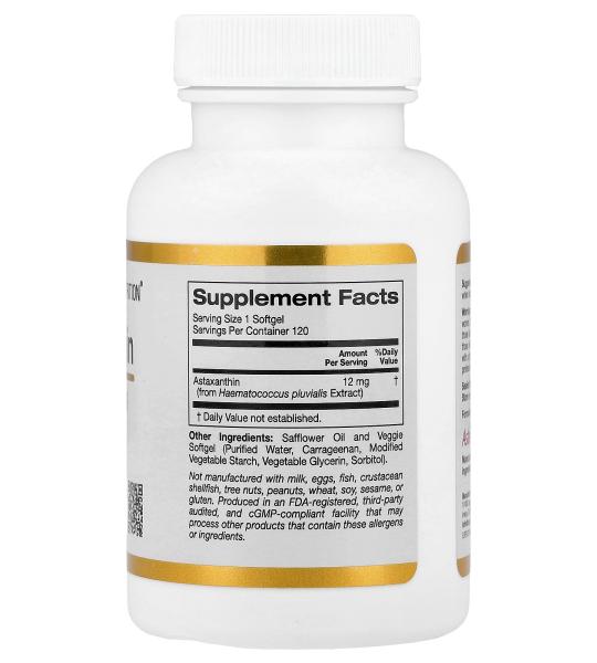 California Gold Nutrition Astaxanthin Softgels