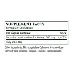 Thorne Chromium Picolinate 500mg Capsules