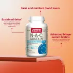 Jarrow Formulas N-A-C Sustain Glutathione Precursor Tablets