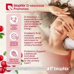 Biophix D-Mannose Cranberry & Probiotics Capsules