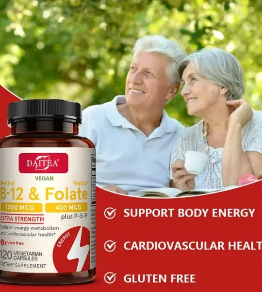 Daitea Methy B-12 & Methyl Folate Capsules
