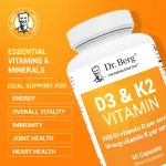 Dr. Berg D3 & K2 Vitamin Supplement