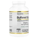 California Gold Nutrition Buffered Gold C Capsules