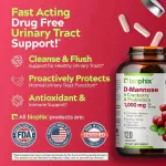 Biophix D-Mannose Cranberry & Probiotics Capsules