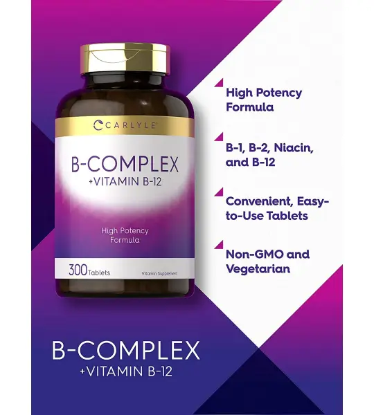 B Complex Vitamin B12 Tablets