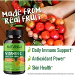 NATURELO Vitamin C Gummies Acerola Cherry