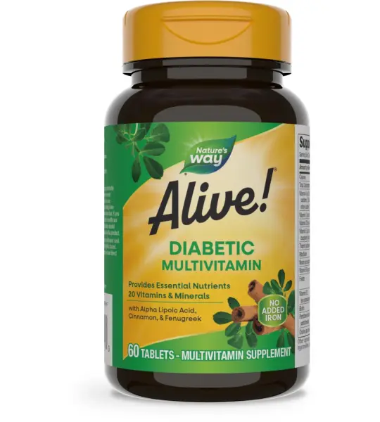 Alive Diabetic Multivitamin tablets