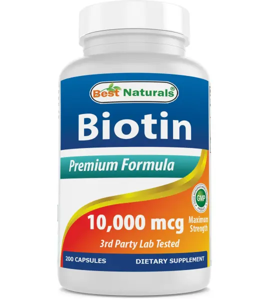 Best Naturals Biotin 10000 mcg Capsules