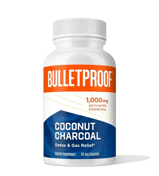 Coconut Charcoal Detox and Gas Relief Capsules