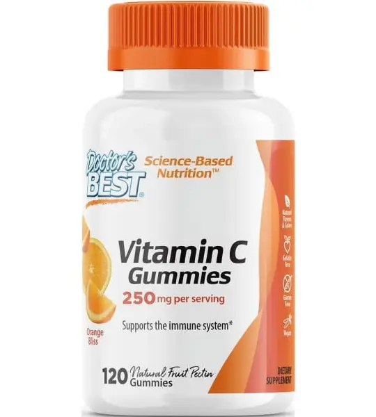 Vitamin C Fruit Pectin Orange Flavor Gummies