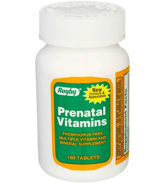 Rugby Prenatal Vitamins Tablets