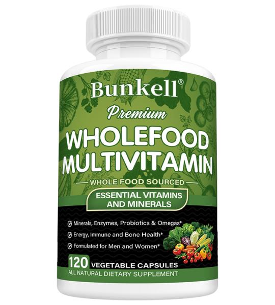 Bunkell Whole Food Multivitamin Supplement