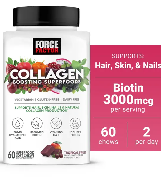 Vegan Collagen Boosting Superfoods Supplements