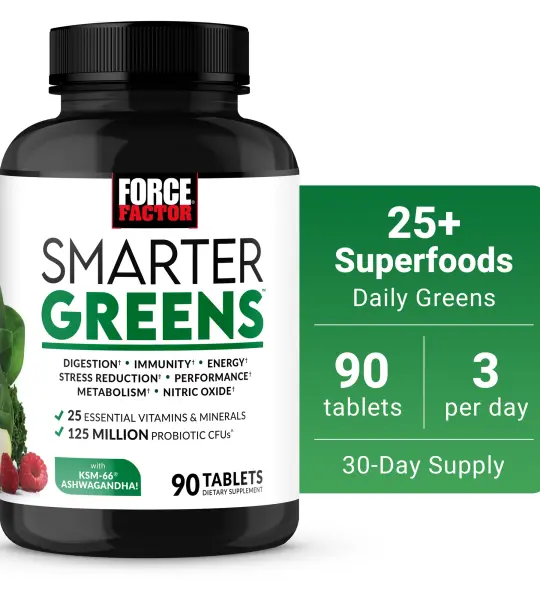 Force Factor Smarter Greens Tablets