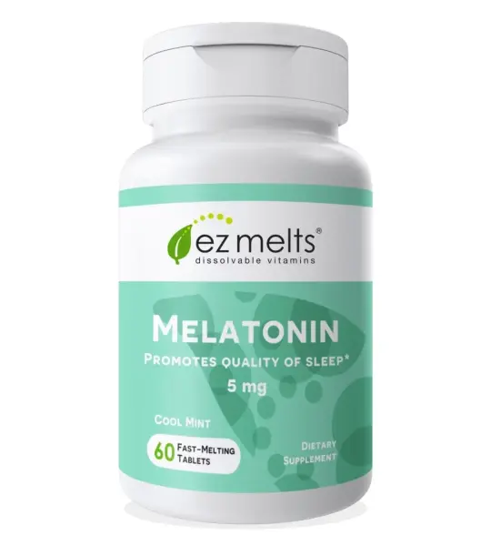 EZ Melts Melatonin 5mg Tablets