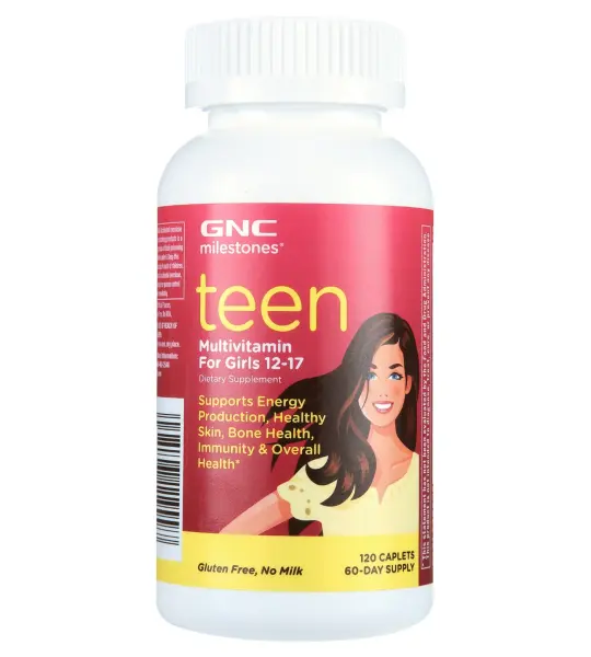 GNC Milestones Teen Multivitamin Caplets
