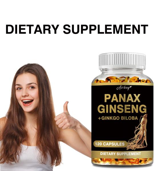 Panax Ginseng + Ginkgo Biloba Capsules