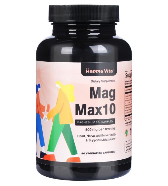 HappieVita MagMax10 Magnesium Complex Capsules
