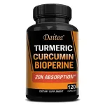 Daitea Turmeric Curcumin BioPerine Capsules