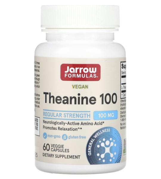 Jarrow Formulas Theanine 100mg Capsules
