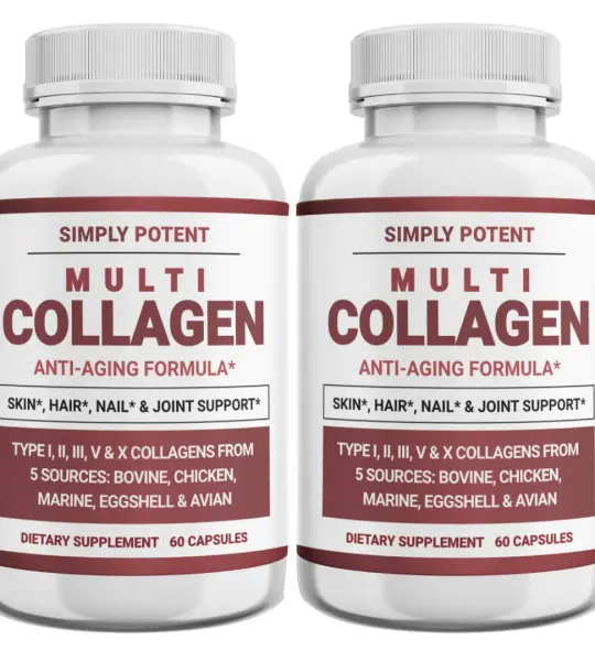 Multi Collagen Peptides Powder Capsules