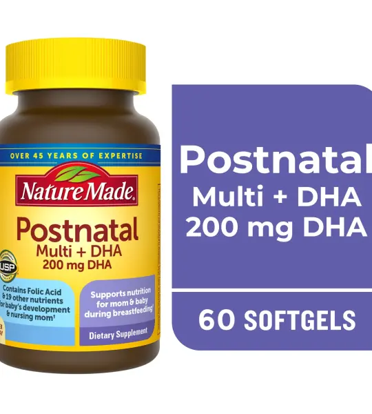 Nature Made Postnatal Multi + DHA 200mg Softgels