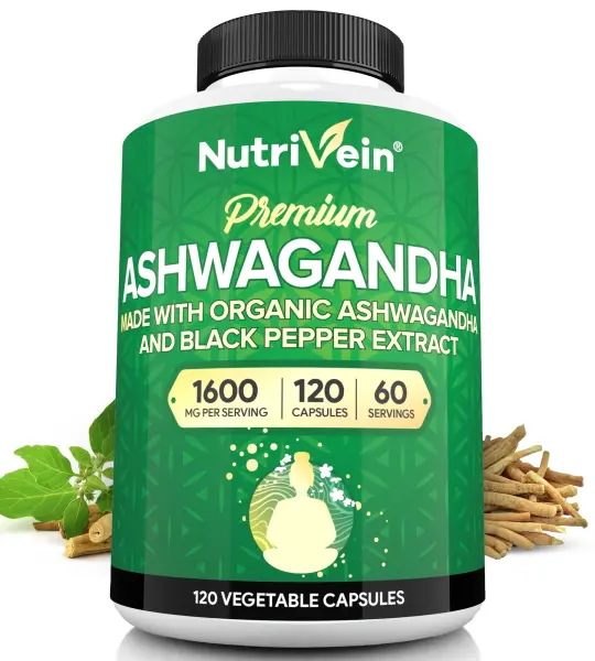 Nutrivein Organic Ashwagandha Capsules