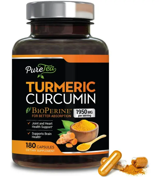 Turmeric Curcumin 1950mg Capsules