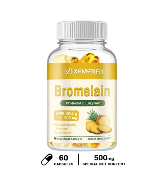 Xemenry Bromelain Proteolytic Enzyme Capsules
