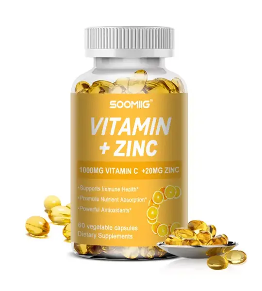 Vitamin 1000mg + Zinc Nutrient Capsules