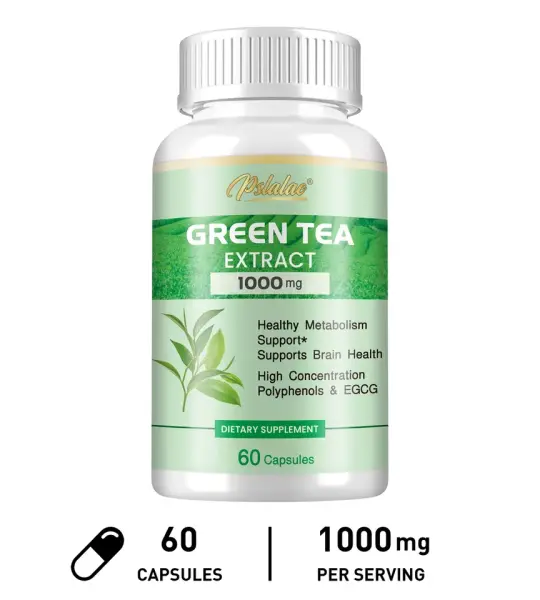 Pslalae Green Tea Extract 1000mg Capsules