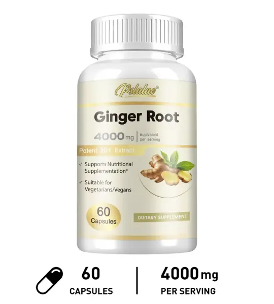 Pslalae Ginger Root Capsules