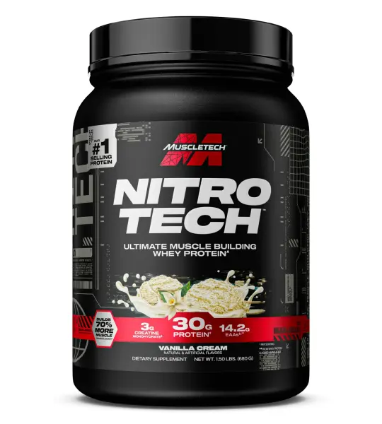 NitroTech Whey Protein Powder Supplements