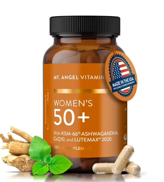 Mt. Angel Vitamins Women’s 50+ Ashwagandhal Capsules